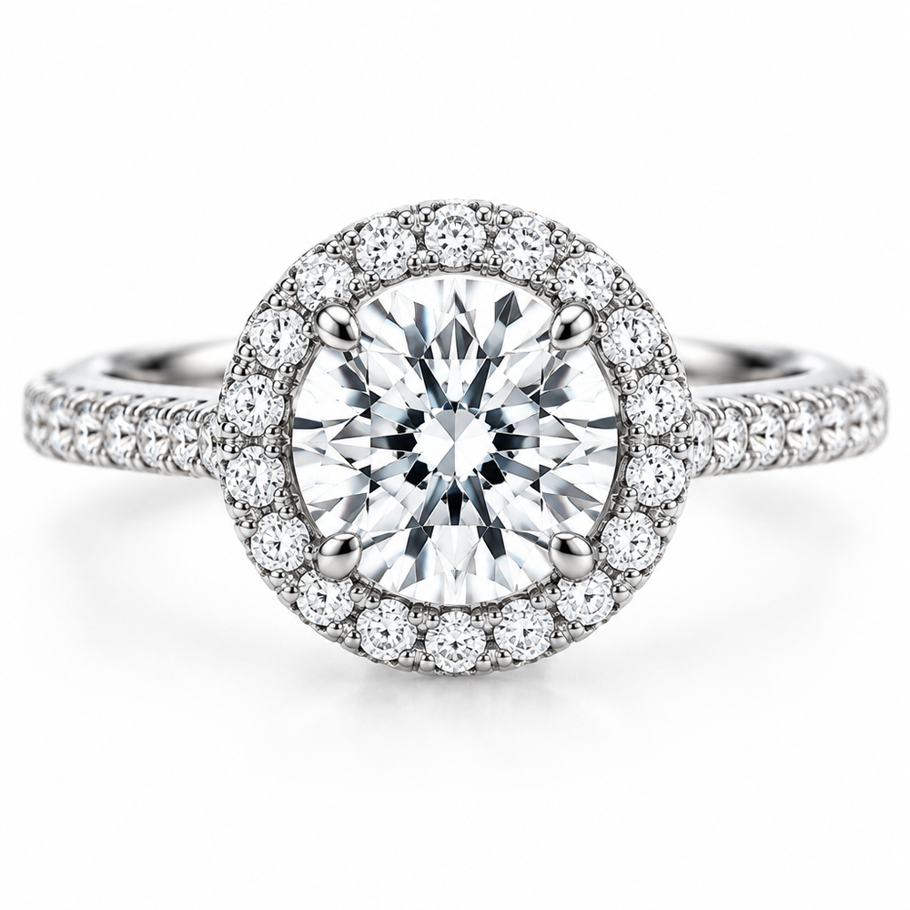 Halo Diamond Ring Setting